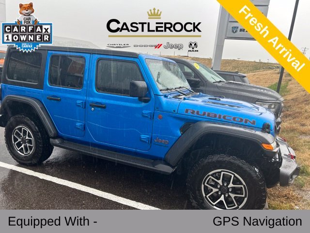 Used 2024 Blue Jeep Rubicon image 1