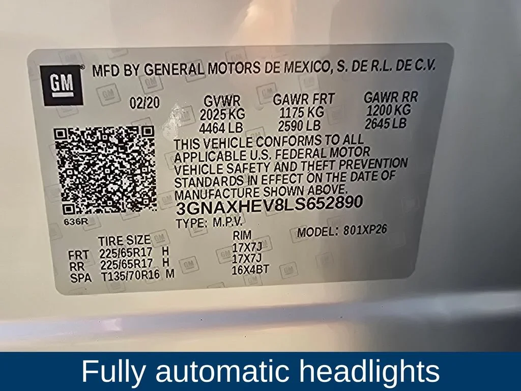 Used 2020 SILVER ICE METALLIC Chevrolet LS image 11