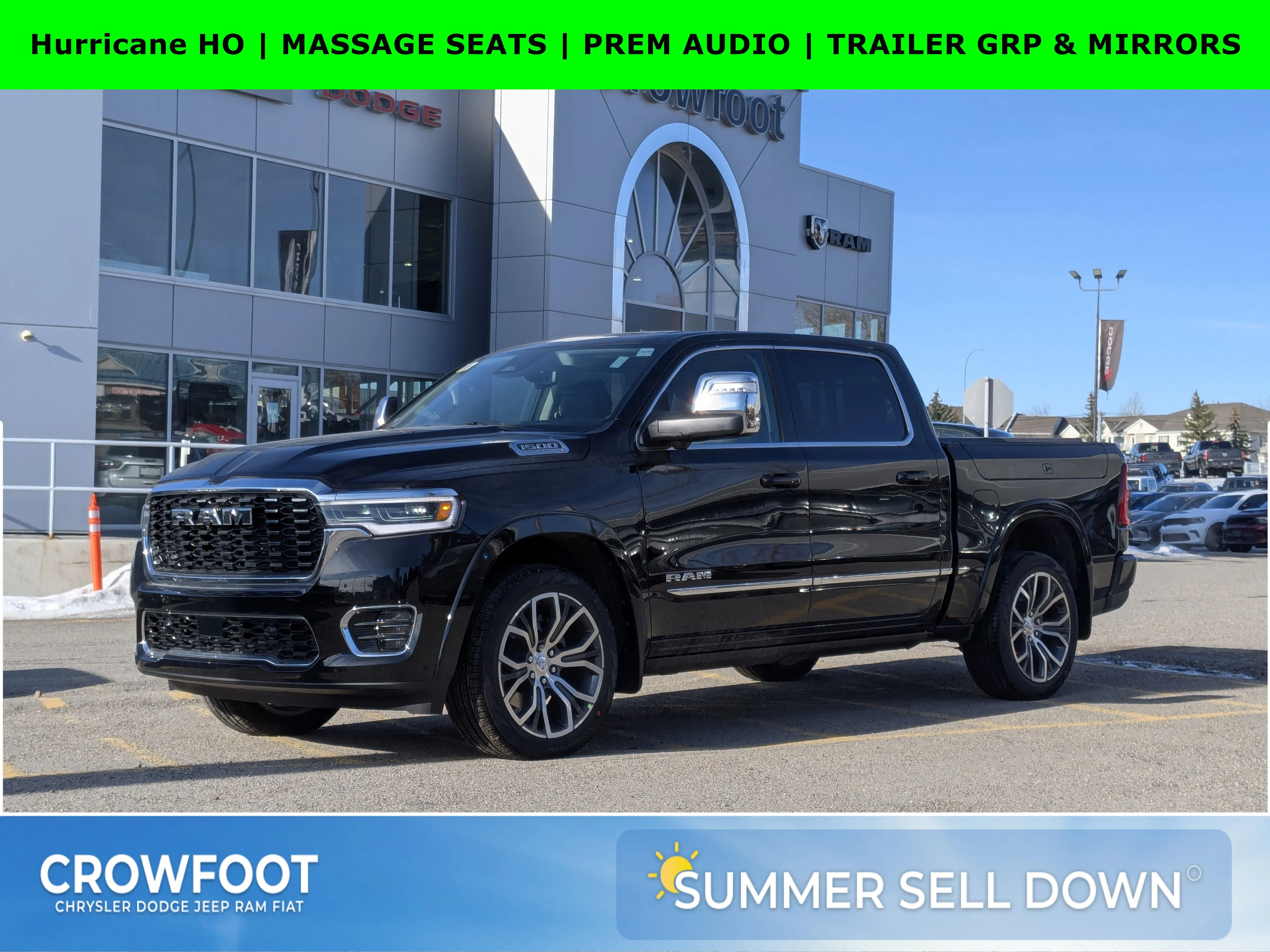 New 2026 Black RAM Tungsten - - Trailer Tow Group - Multi?function Tailgate - Power Fold Trailer Tow Mirrors & More image 1