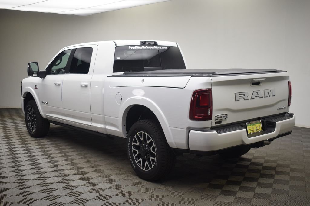 New 2026 Bright White Clear-Coat Exterior Paint RAM Limited Longhorn image 14