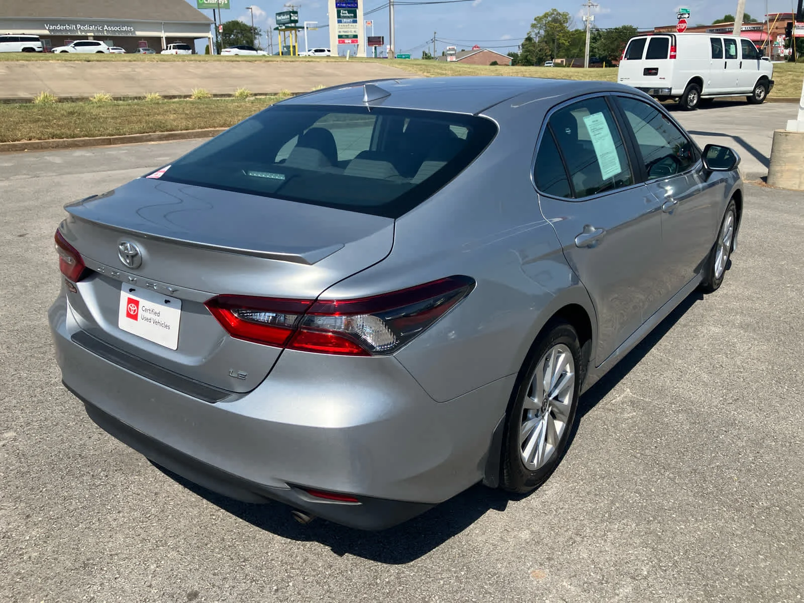 Used 2023 Celestial Silver Metallic Toyota LE image 7