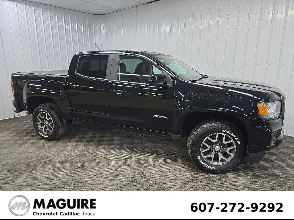 Used 2022 Black GMC AT4 w/Cloth image 1