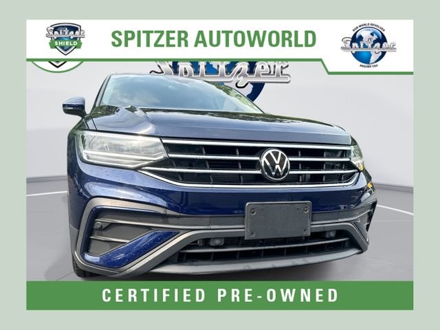 Blue 2023 Volkswagen Tiguan SUV / Crossover Front-Wheel Drive