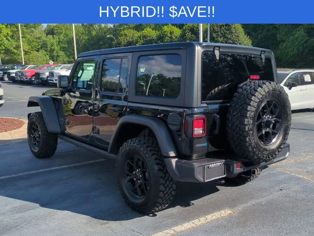 Used 2025 Black Jeep Willys 4xe image 3