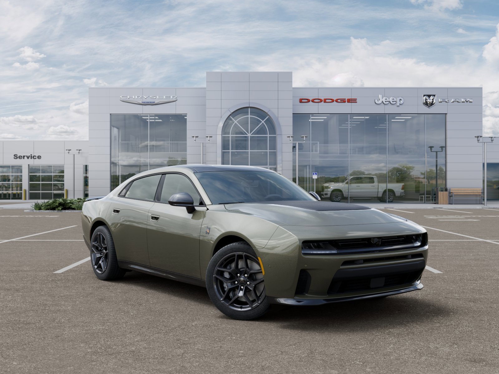 New 2026 Green Machine Exterior Paint Dodge R/T Scat Pack image 5