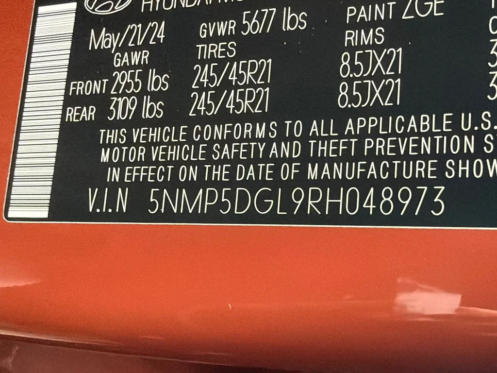 Used 2024 Orange Hyundai Calligraphy image 33