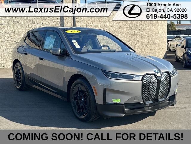 Used 2023 BMW iX Base with VIN WB523CF06PCM51172 for sale in El Cajon, CA