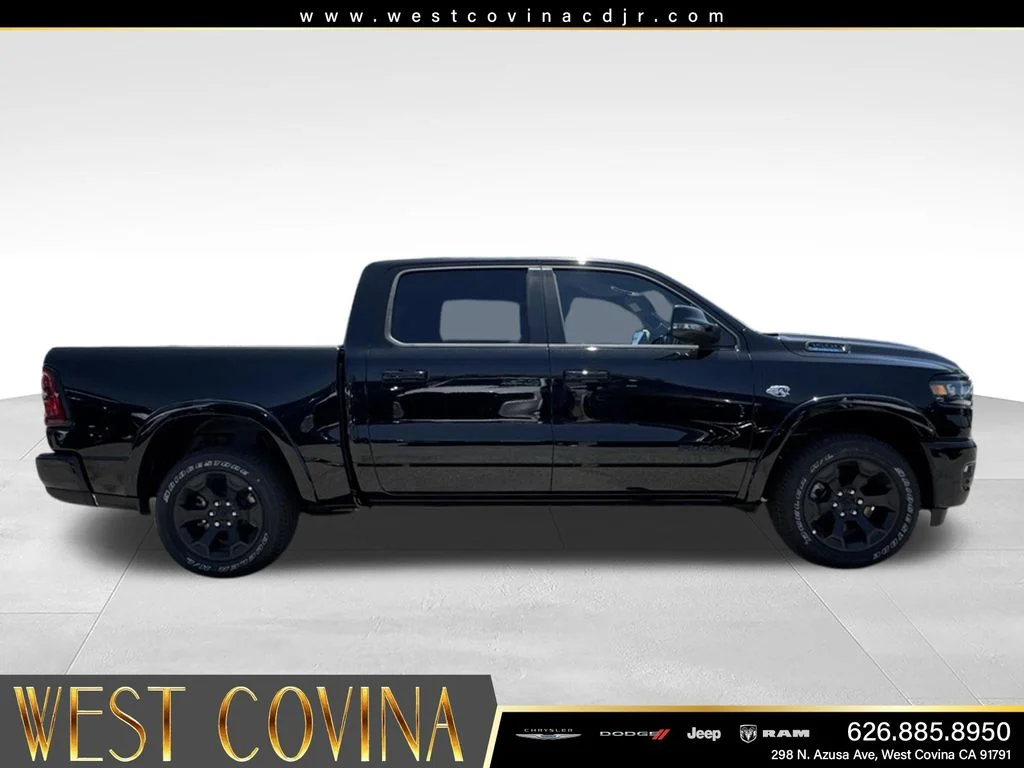 New 2026 Diamond Black Crystal Pearl-Coat Exterior Paint RAM Big Horn/Lone Star image 6