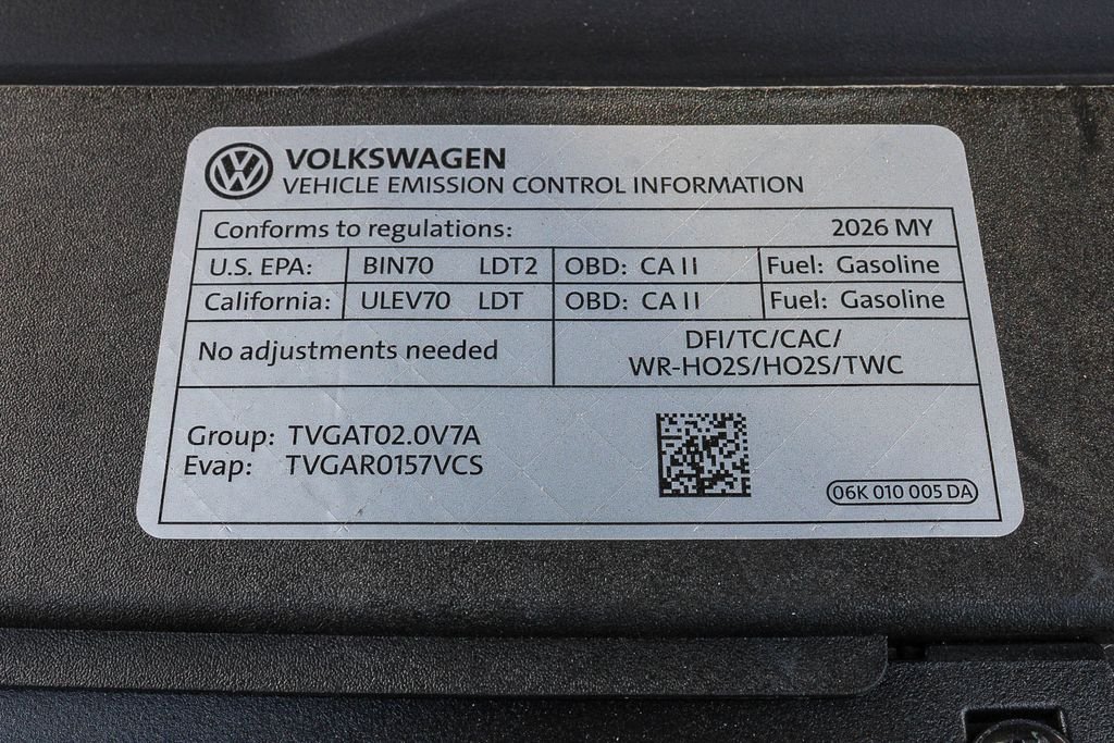New 2026 Black Volkswagen SE w/Technology image 27