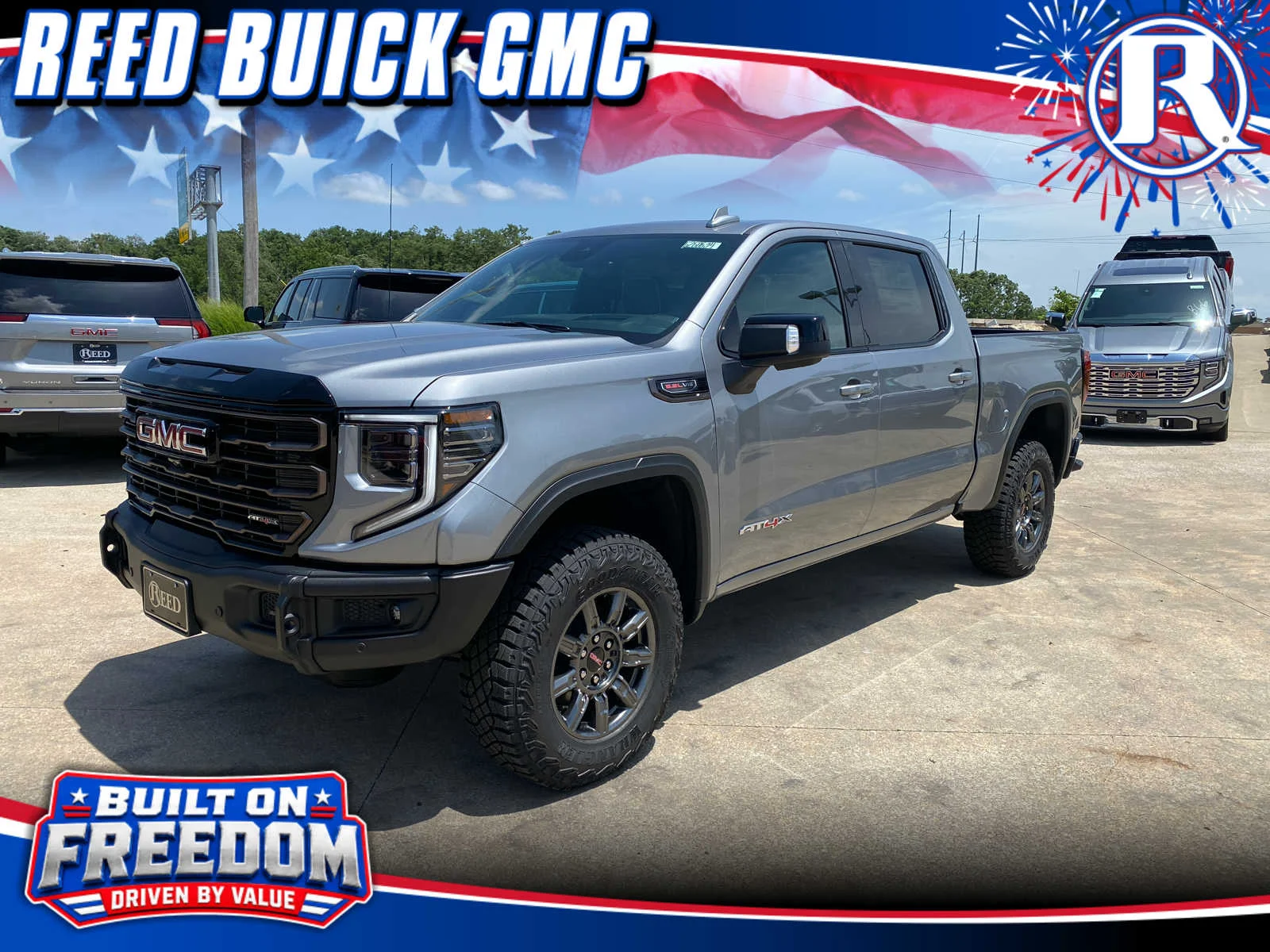 New 2026 Sterling Metallic GMC AT4X image 1