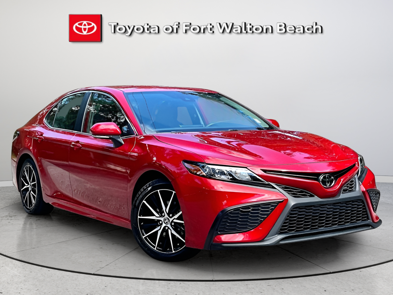 Used 2024 Red Toyota SE image 2