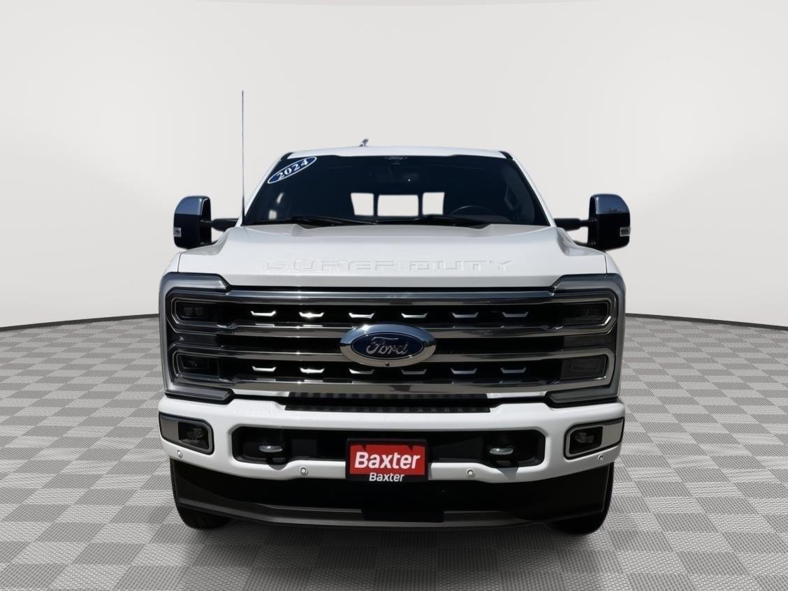 Certified Used 2024 Star White Metallic Tri-Coat Ford Platinum image 2