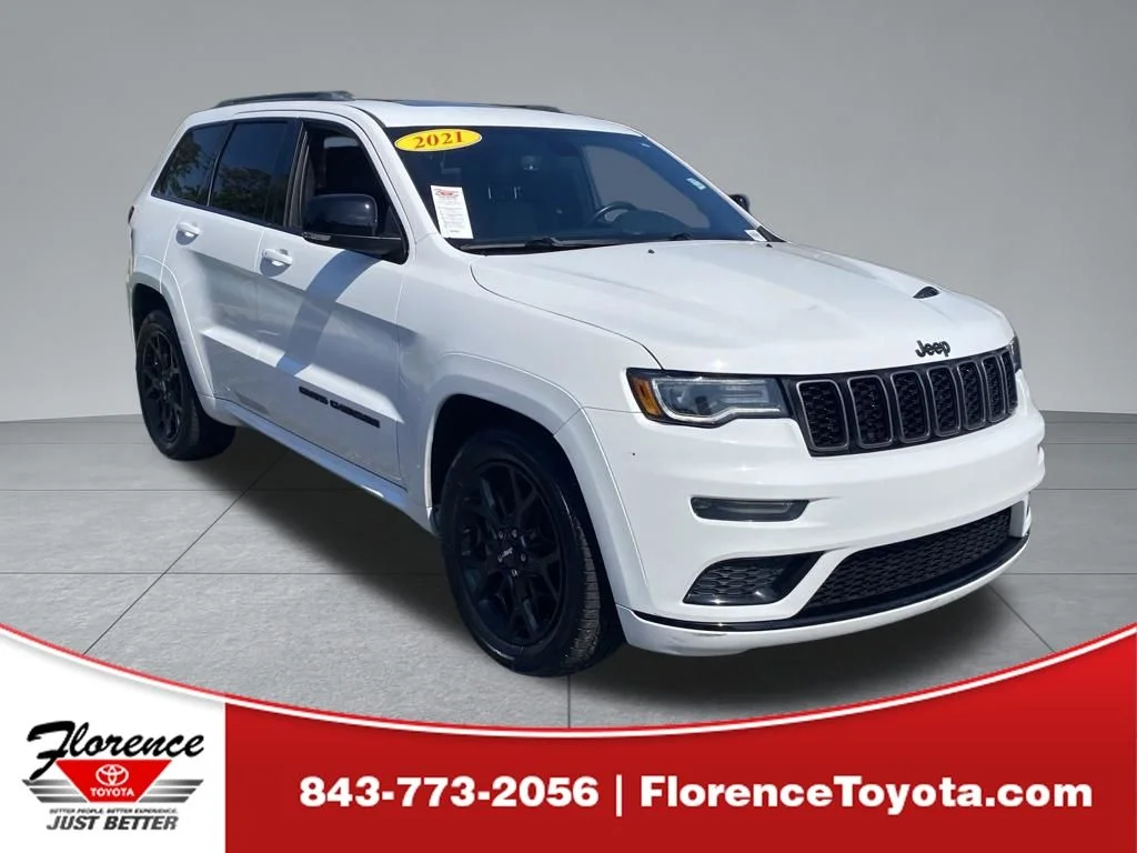 Used 2021 White Jeep Limited X image 1