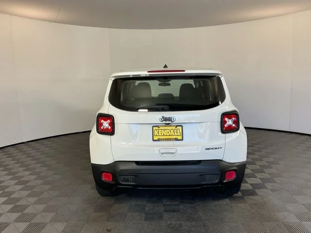Used 2018 Alpine White Jeep Sport image 6