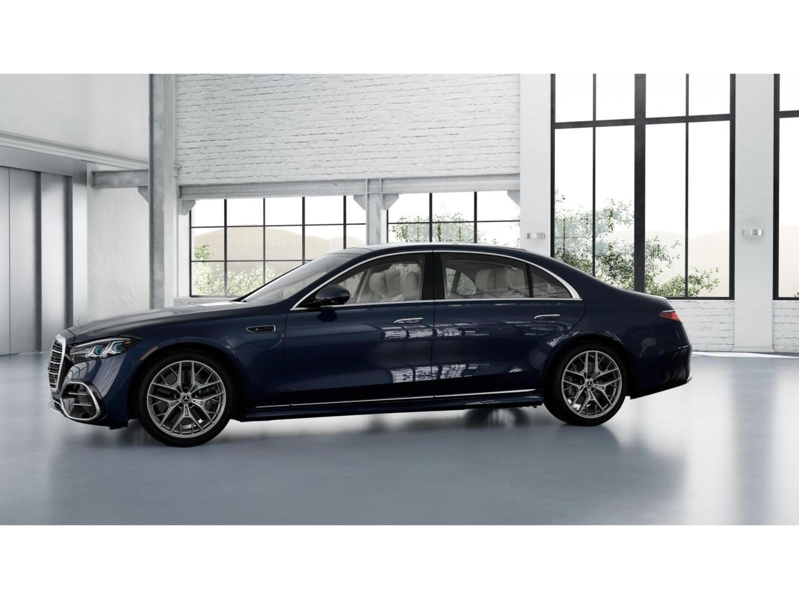 New 2027 Nautical Blue Metallic Mercedes-Benz S 580 4D Sedan 4MATIC® image 37