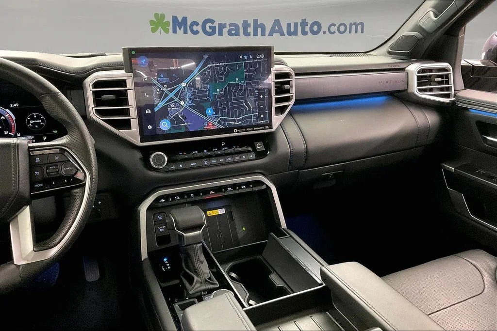 Certified Used 2023 Blue Toyota Platinum image 9
