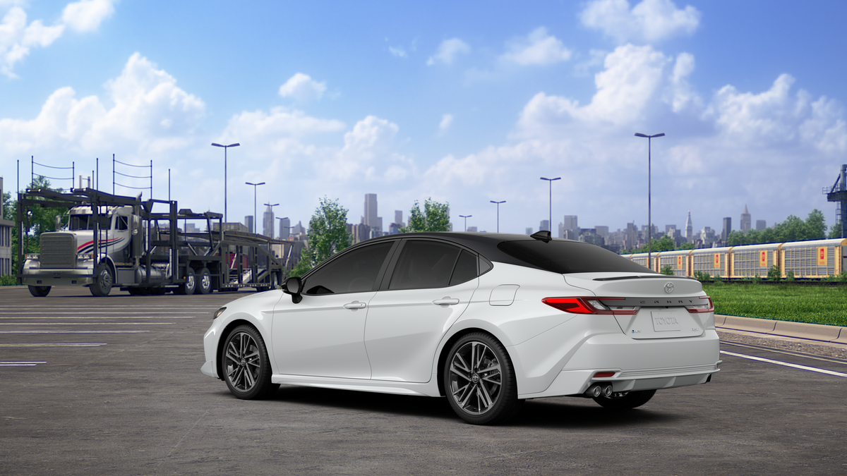 New 2026 Wind Chill Pearl with Midnight Black Metallic roof Toyota XSE image 14