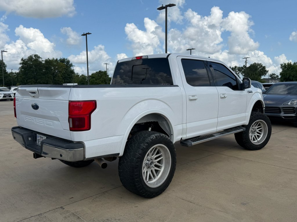 Used 2018 White Platinum Metallic Tri-Coat Ford LARIAT image 6