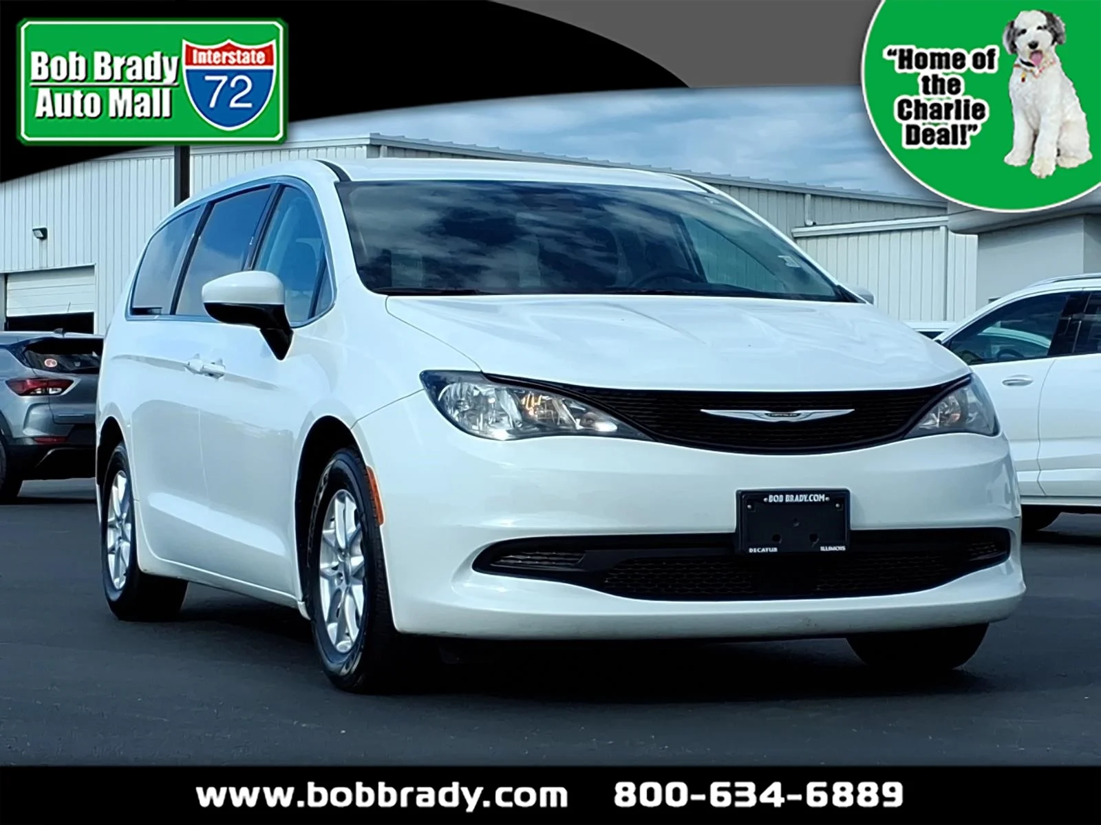 Used 2023 Bright White Clear Coat Chrysler LX image 1