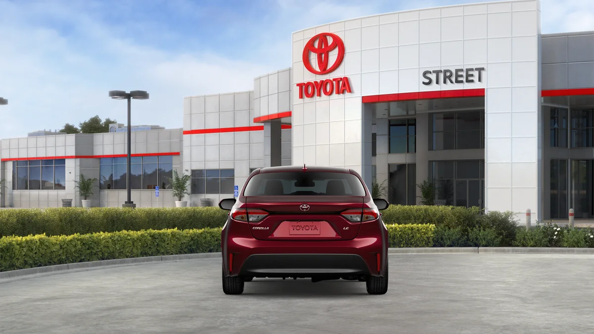 New 2026 Ruby Flare Pearl Toyota LE image 9