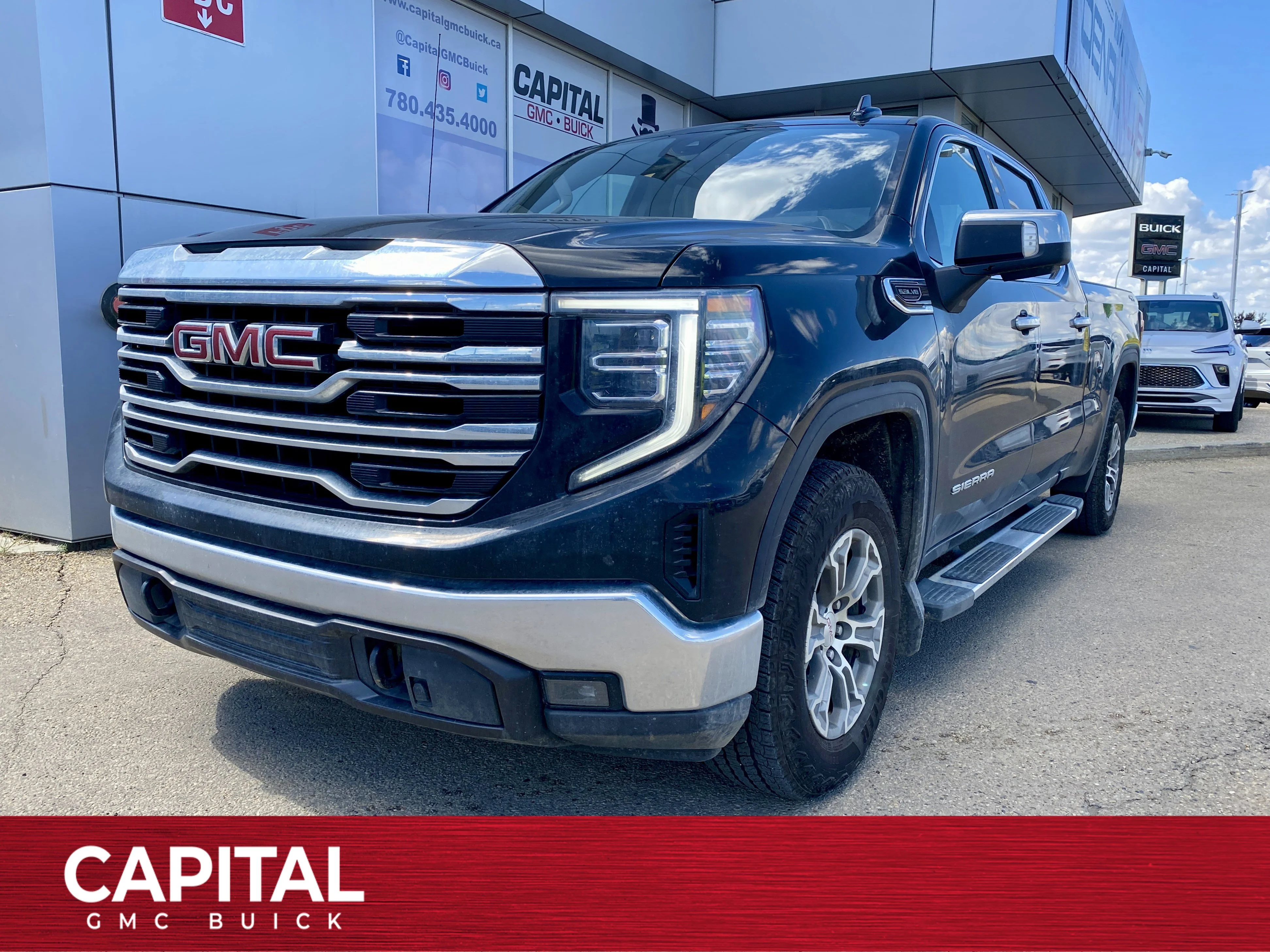 Certified Used 2024 Black GMC Crew Cab SLT image 1