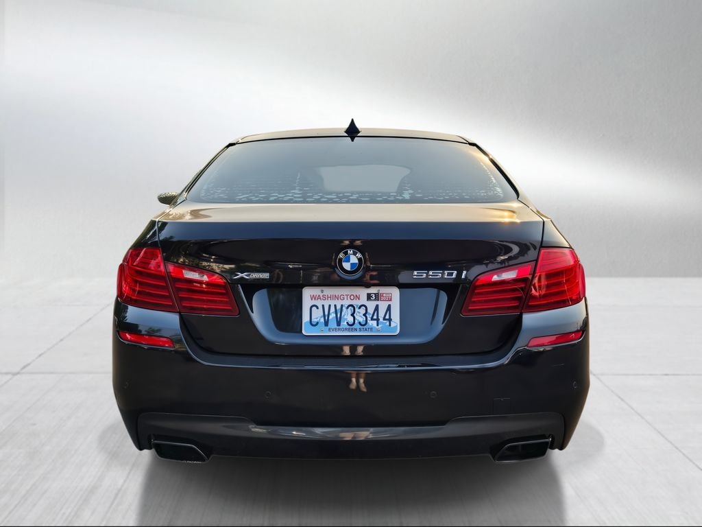 Used 2015 Carbon Black Metallic BMW 550i xDrive image 4