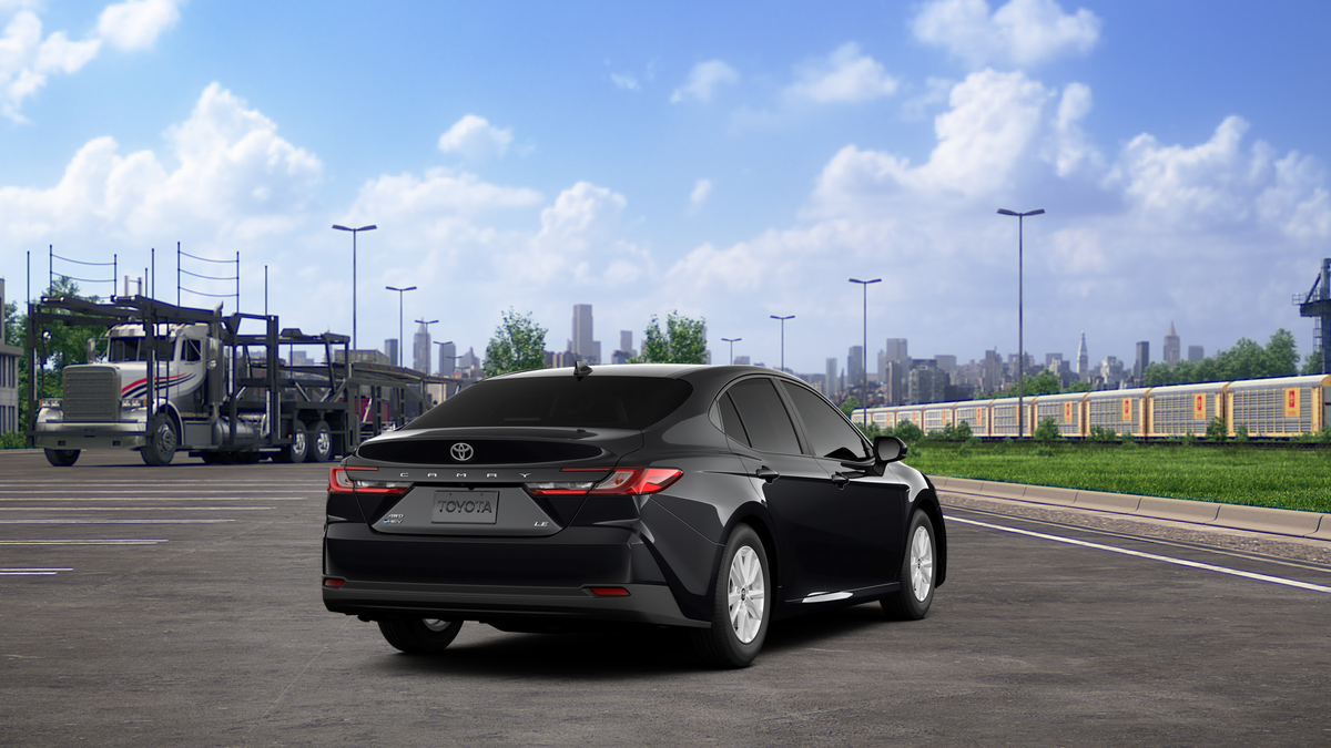 New 2026 Midnight Black Metallic Toyota LE image 9