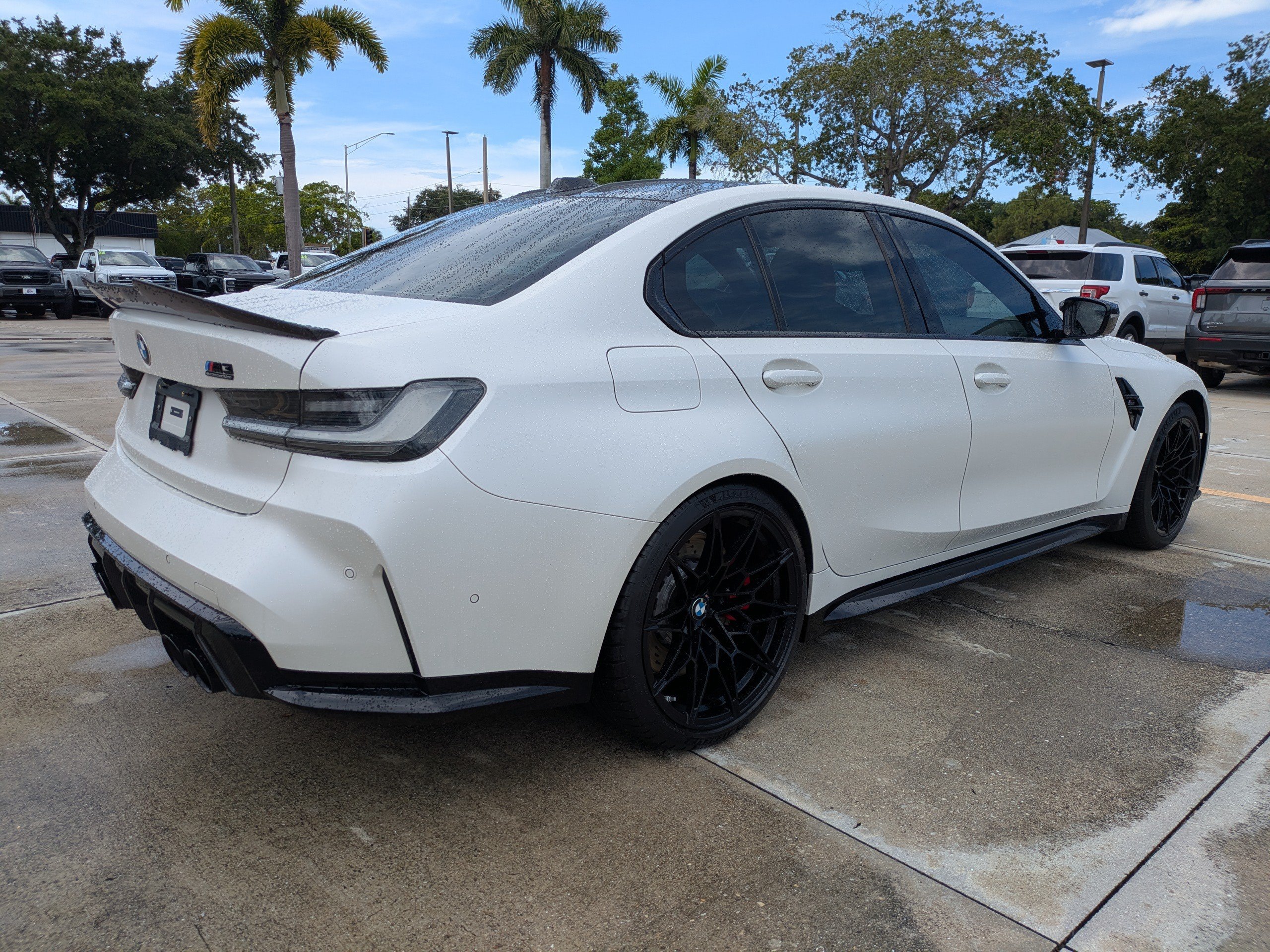 Used 2024 Frozen Solid White BMW Competition xDrive image 4