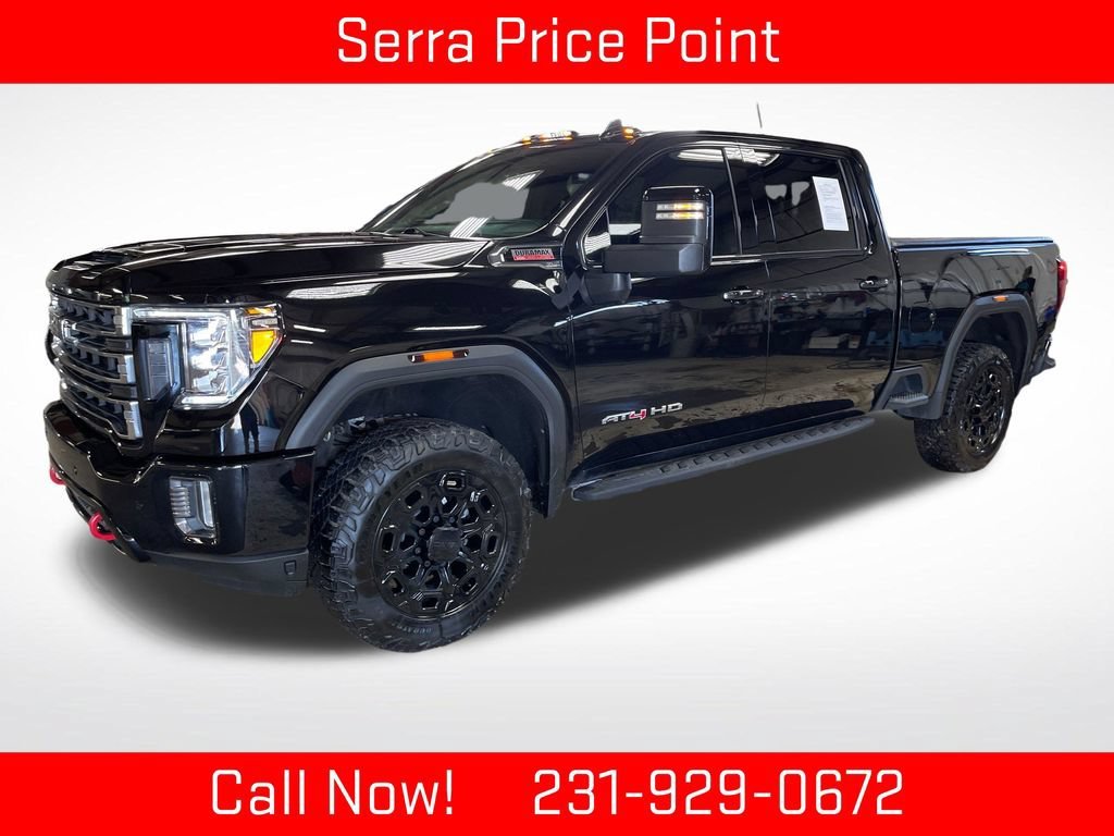 Used 2022 Ebony Twilight Metallic GMC AT4 image 1