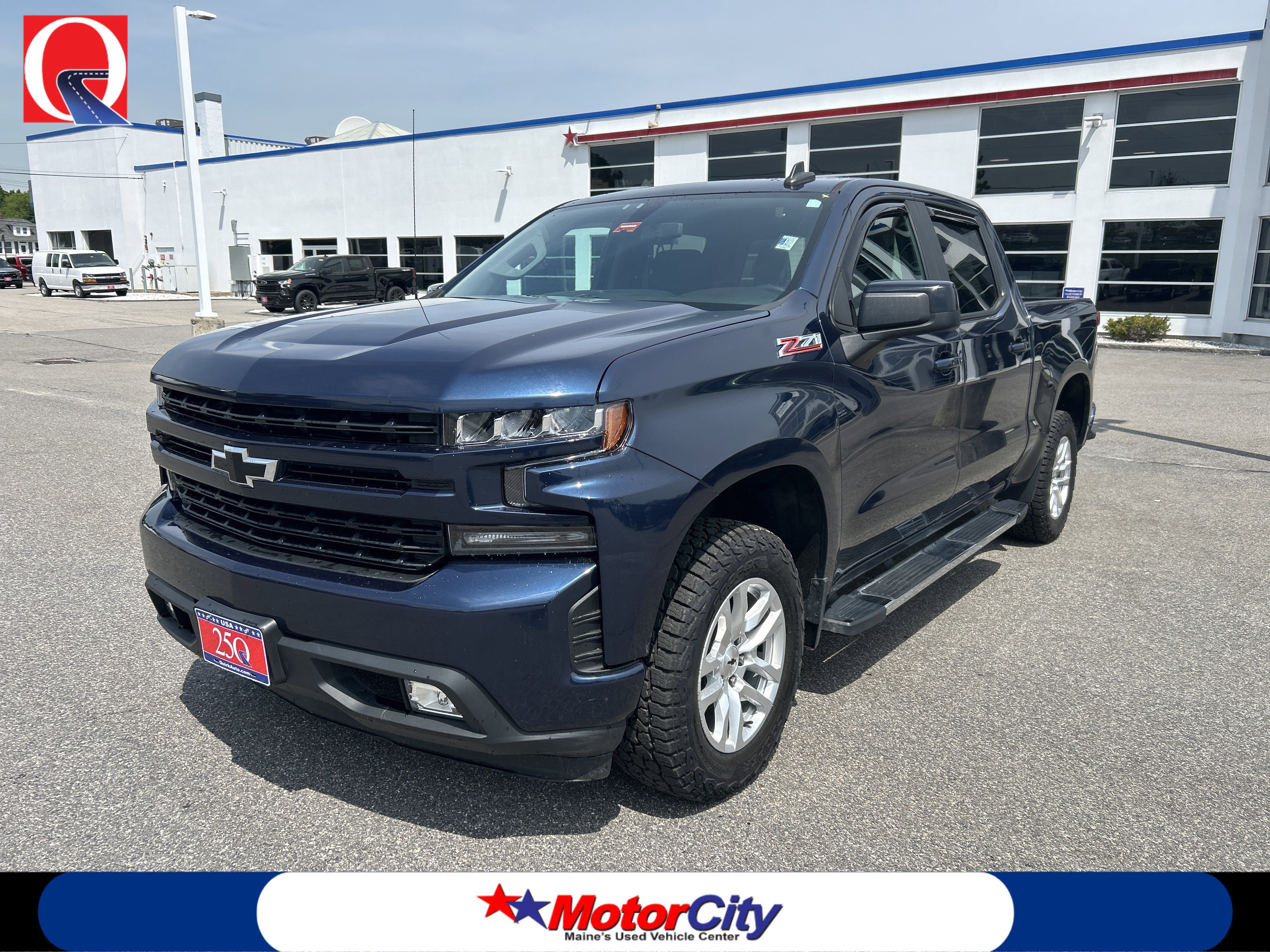 Used 2021 Northsky Blue Metallic Chevrolet RST image 1