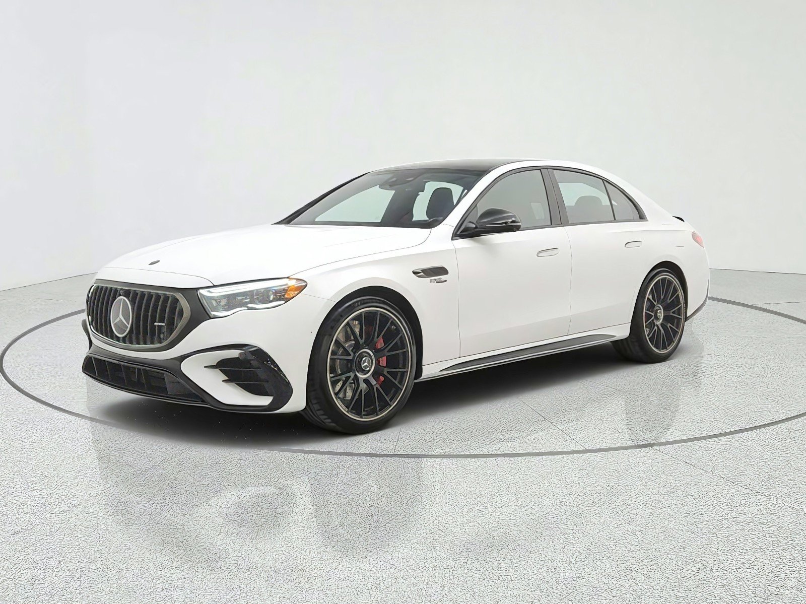 Used 2027 MANUFAKTUR Moonlight White Magno Mercedes-Benz AMG® E 53 Hybrid Sedan image 1
