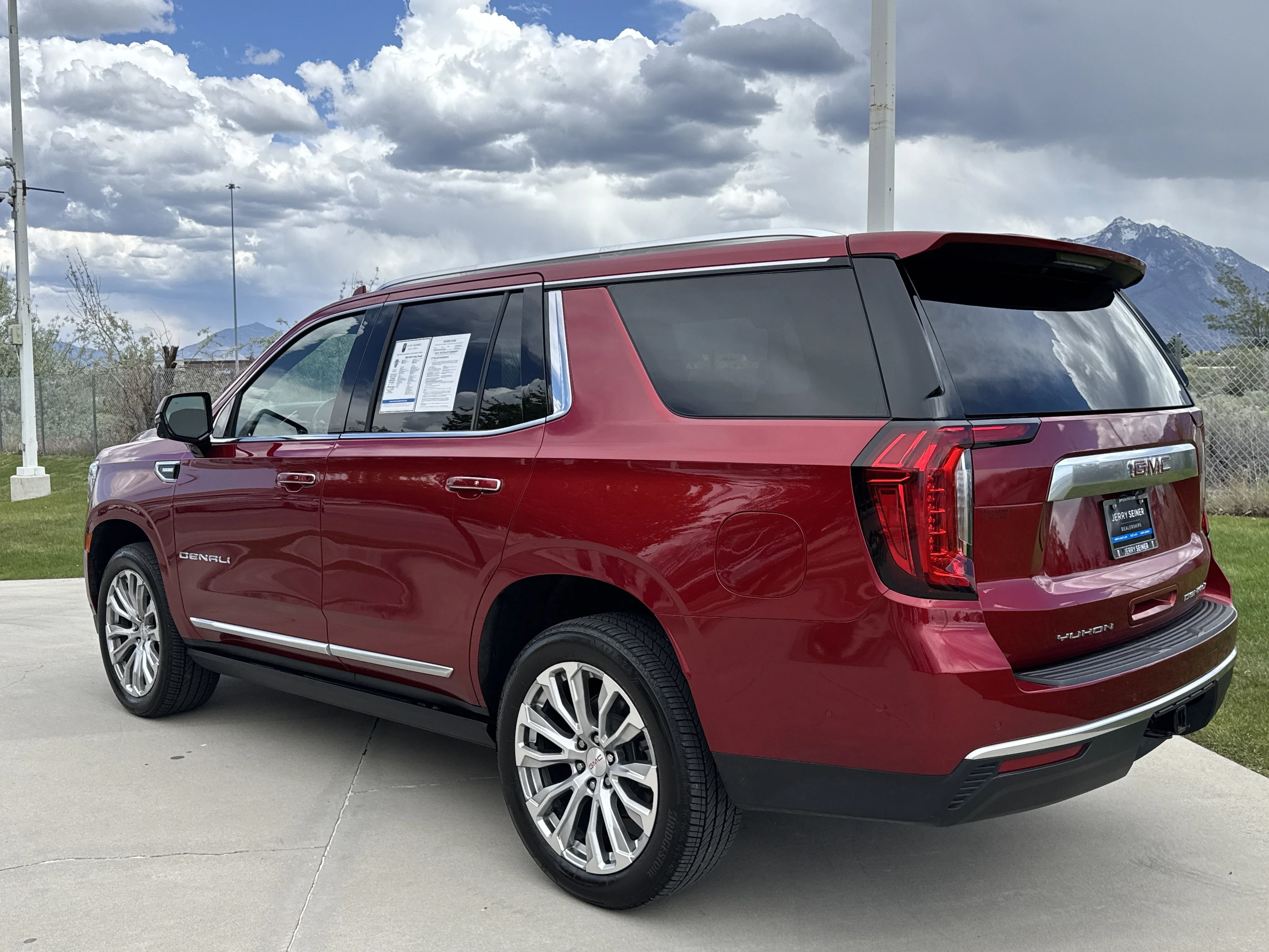 Used 2024 Volcanic Red Tintcoat GMC Denali image 3