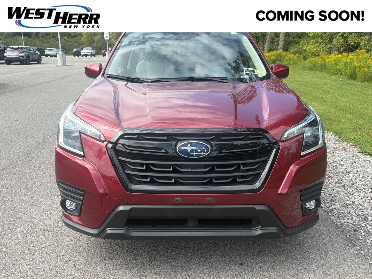 Used 2024 Crimson Red Pearl Subaru Premium image 1