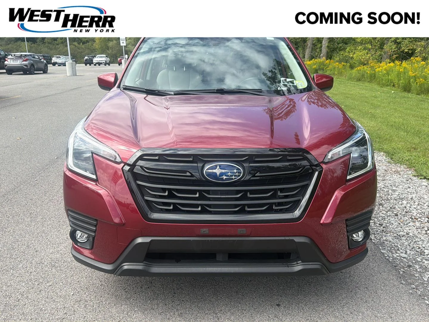 Used 2024 Crimson Red Pearl Subaru Premium image 1