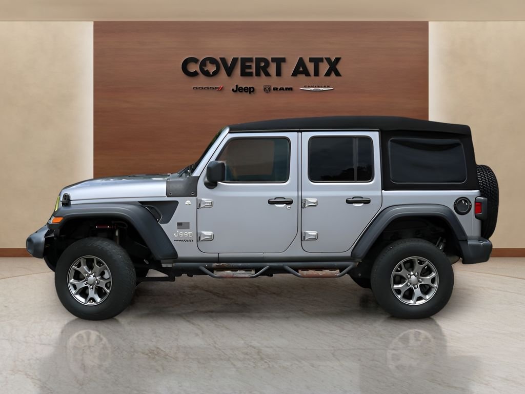 Used 2020 Silver Jeep Unlimited Sport image 2