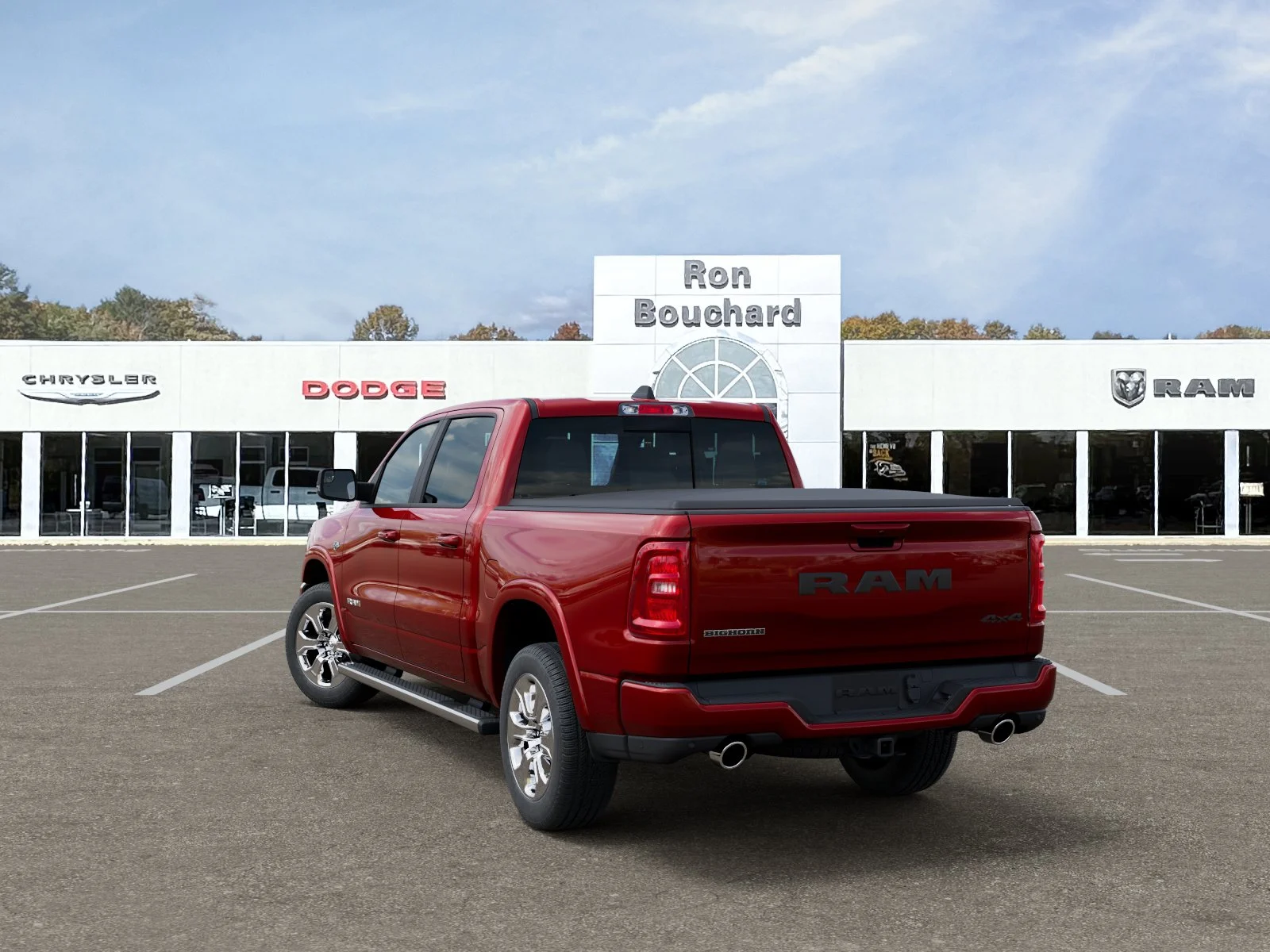 New 2026 Molten Red Pearl-Coat Exterior Paint RAM Big Horn image 29