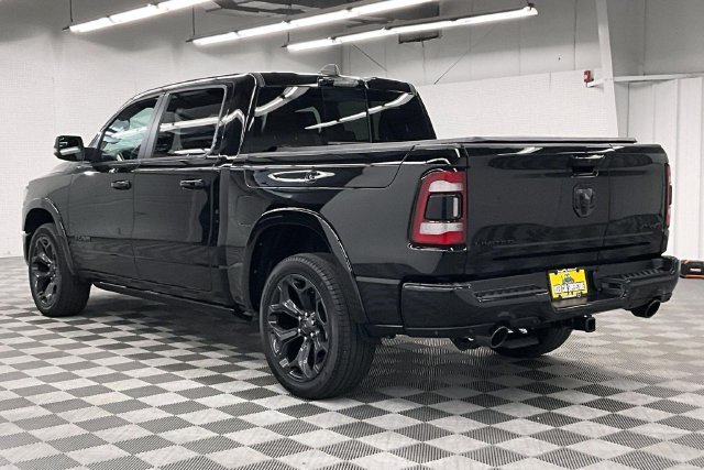 Used 2023 Diamond Black Crystal Pearlcoat Ram Limited image 2