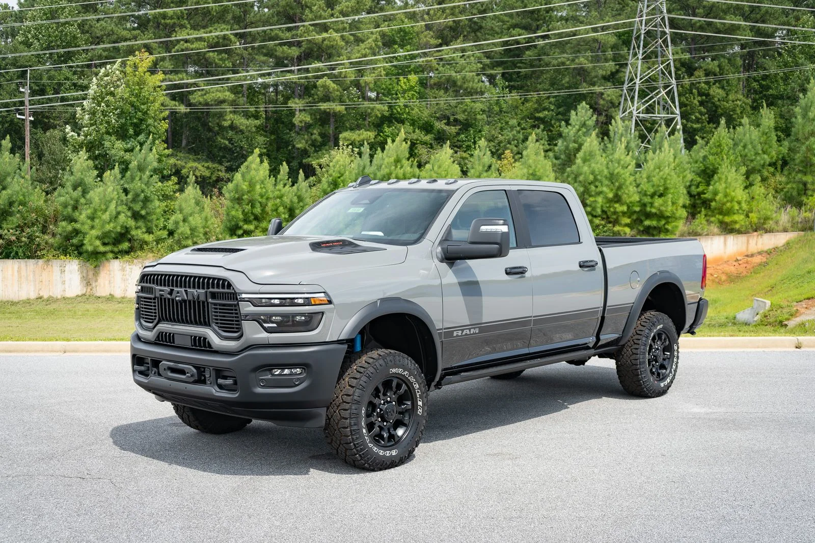 New 2026 Ceramic Gray Clear-Coat Exterior Paint RAM Power Wagon image 11