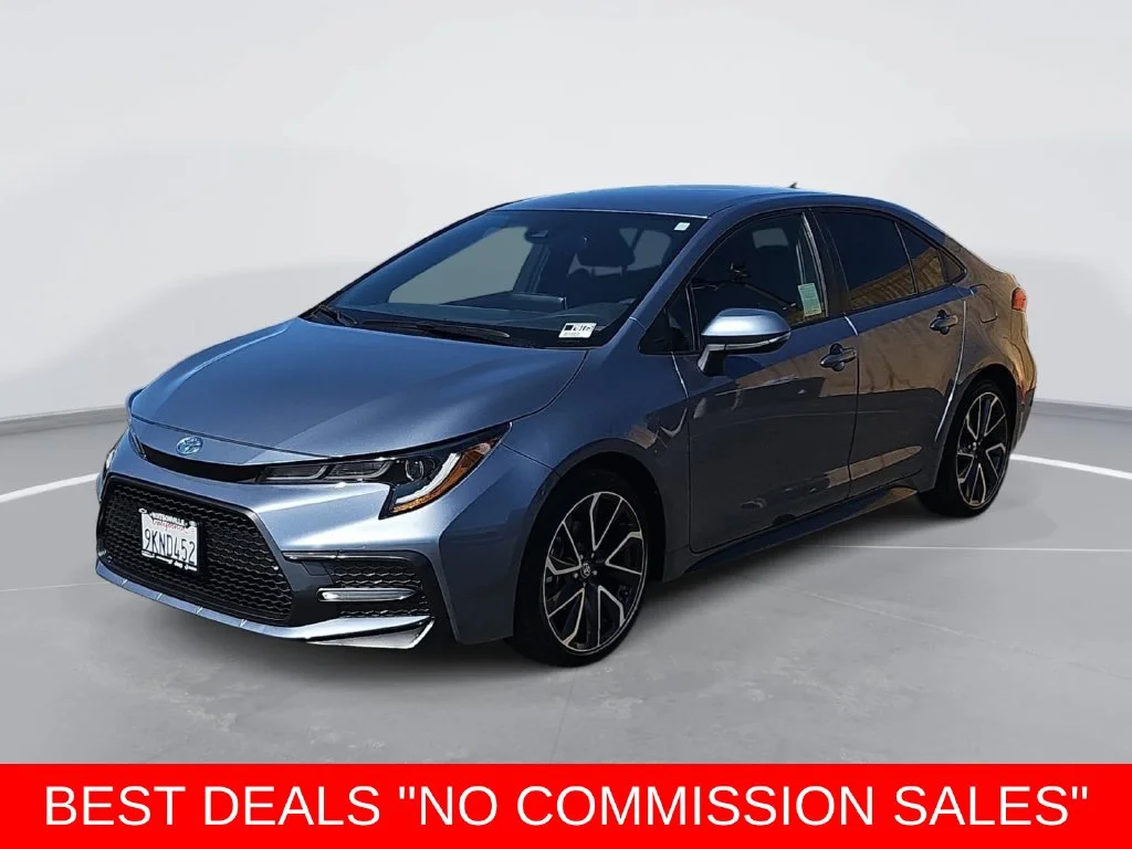 Used 2021 Blue Toyota SE image 7