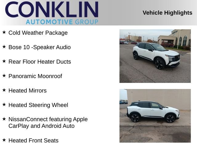 New 2026 Aspen White TriCoat / Super Black Two-tone Nissan SR image 2