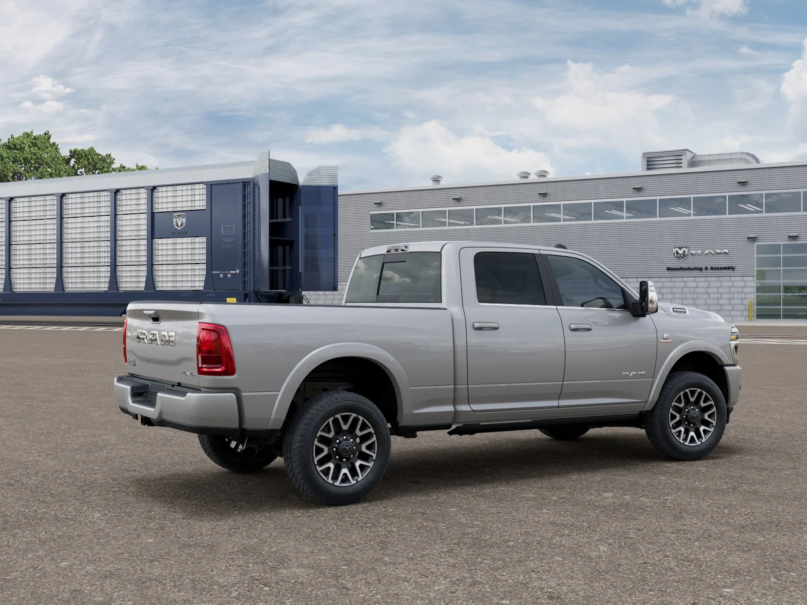 New 2027 Silver-Zynith Exterior Paint RAM Limited Longhorn image 3