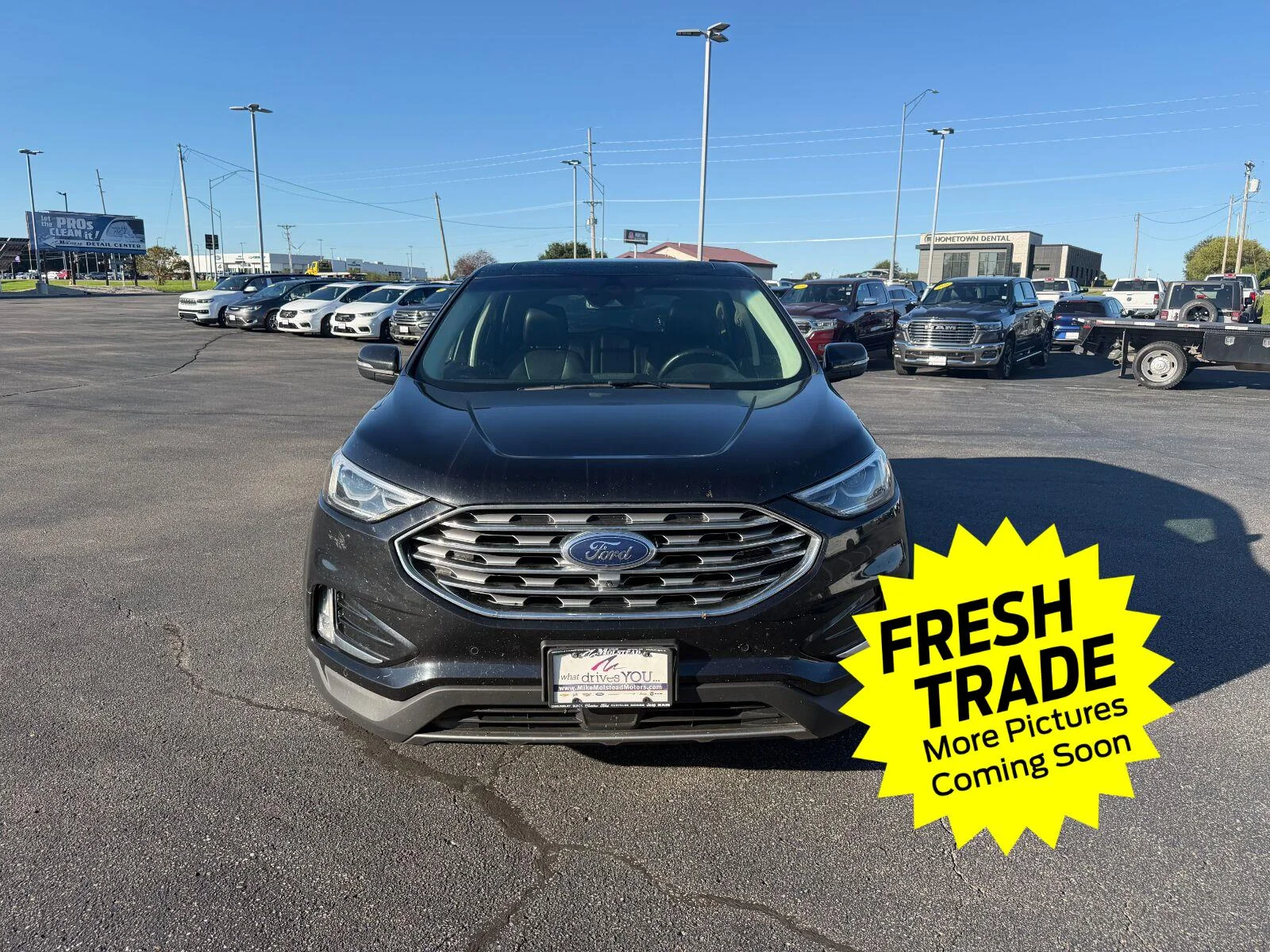 Used 2020 Ford Edge Titanium with VIN 2FMPK4K9XLBA72236 for sale in Charles City, IA