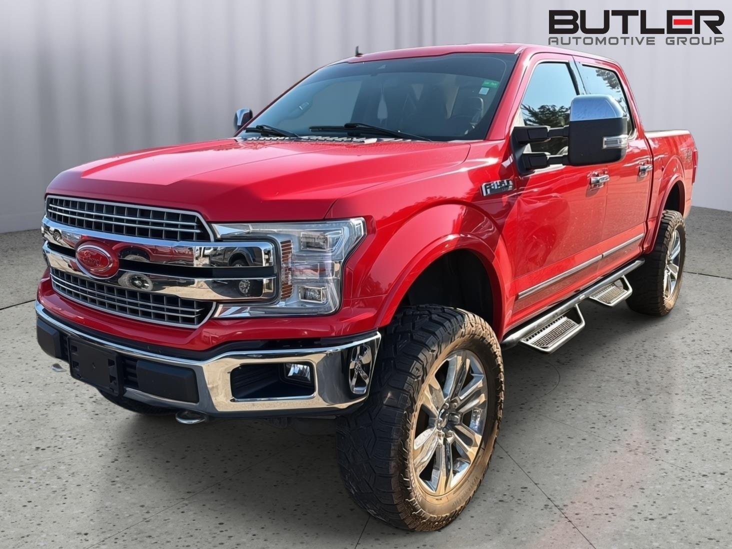 Used 2020 Race Red Ford LARIAT image 2