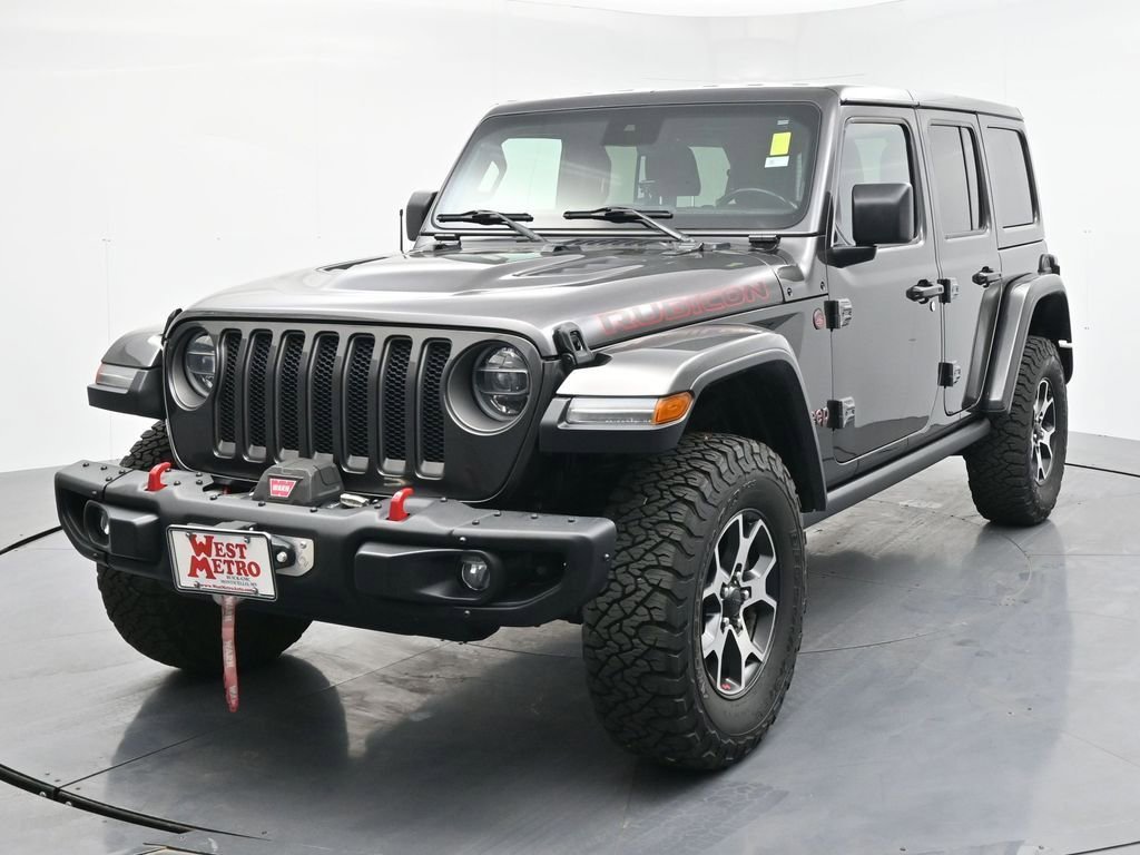 Used 2020 Jeep Wrangler Unlimited Rubicon with VIN 1C4HJXFG1LW258431 for sale in Monticello, Minnesota