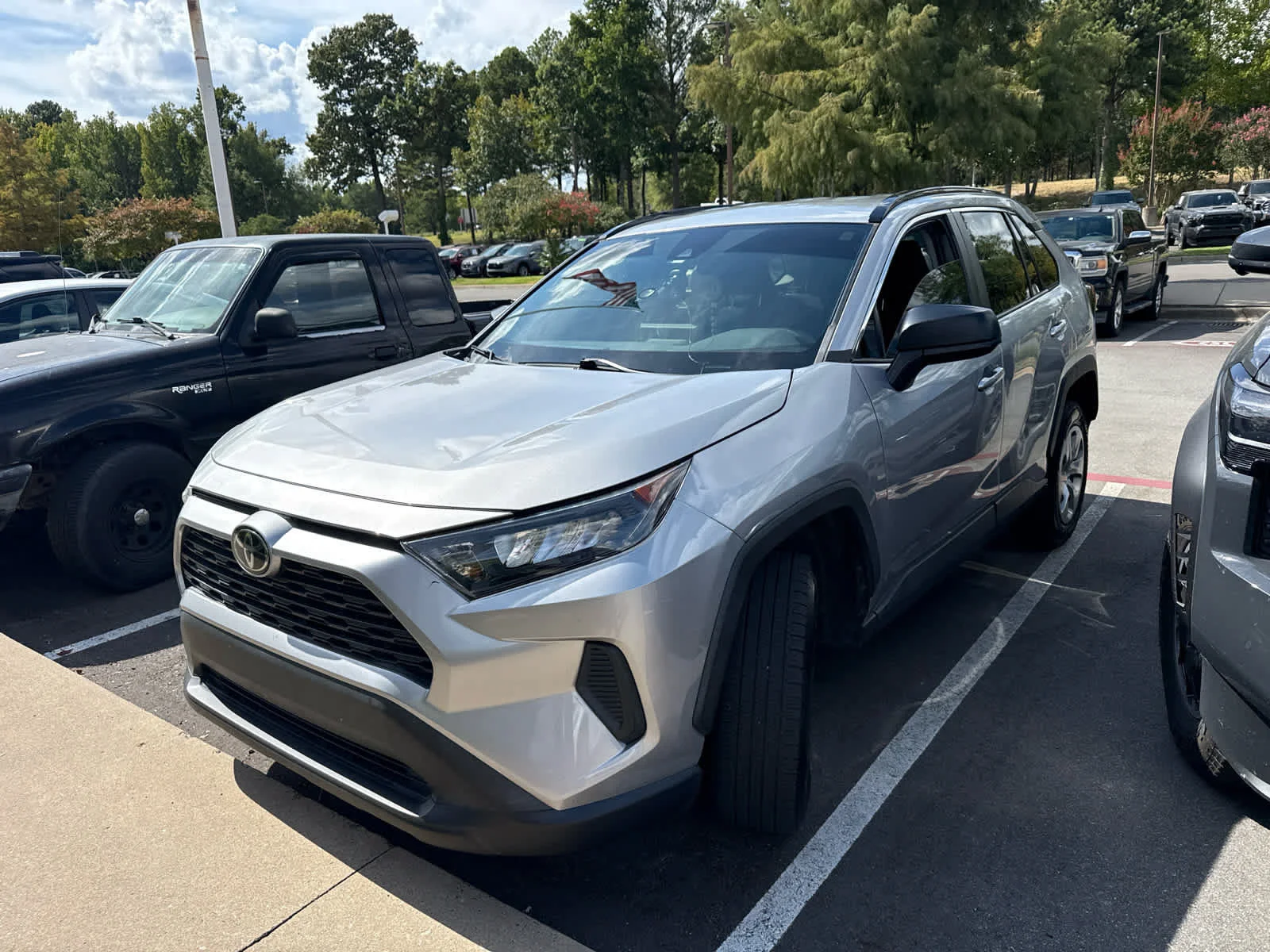 Used 2020 Silver Sky Metallic Toyota LE image 6