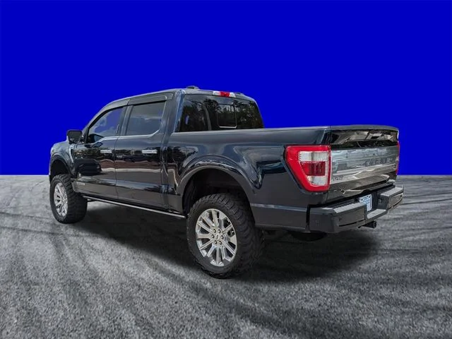 Used 2021 Blue Metallic Ford Limited image 6