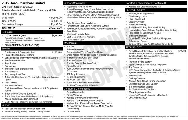 Used 2019 Gray Jeep Limited image 2