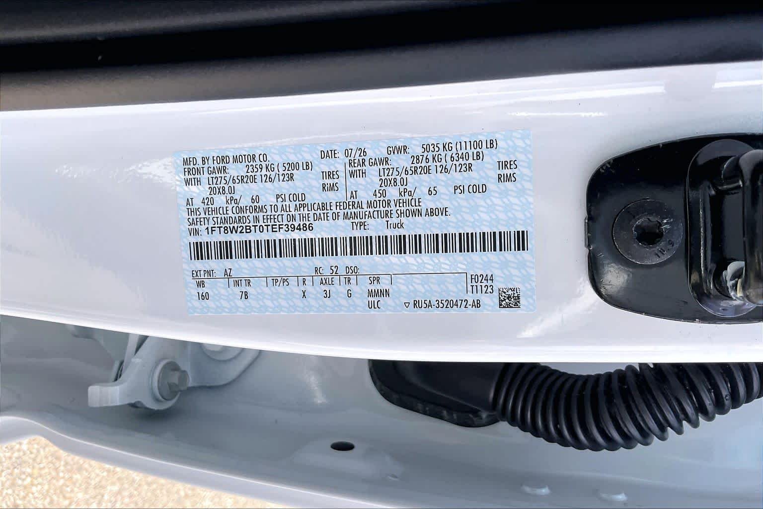New 2026 Star White Metallic Tri-Coat Ford F-250® Platinum® image 20