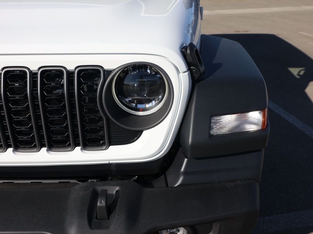 New 2026 Bright White Clear-Coat Exterior Paint Jeep Sport S image 9