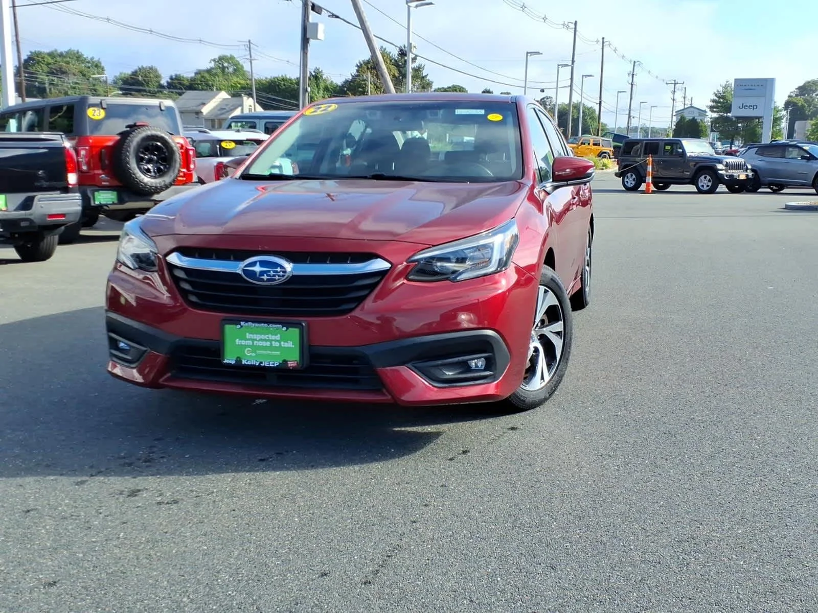 Used 2022 Crimson Red Pearl Subaru Premium image 2
